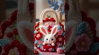 punch needle embroidery：Bunny Bag [upl. by Ilrebma376]