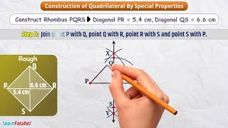 Practical Geometry Class 8 Maths  Construction of Quadrilateral [upl. by Asirehc]