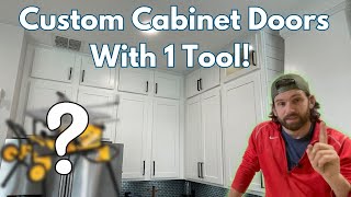 How To Make Cabinet Doors With 1 Tool [upl. by Cand]