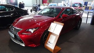 2016  Lexus RC 300h F Sport  Exterior and Interior  iMobility Stuttgart 2016 [upl. by Tiraj653]