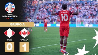 Copa América 2024  Perú 01 Canadá  Grupo A [upl. by Emorej]