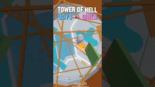 Tower of Hell BOYS VS GIRLS 😱 roblox [upl. by Asiaj141]