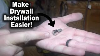 This Tool Will Make Drywall Easier  Turn Your Drill Into A Drywall Gun [upl. by Mariejeanne716]