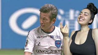 EUROPEAN REACTS TO How does this 55 Year old player actually look on pitch [upl. by Akym]