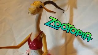 Zootopia  Zootropolis Gazelle Shakira Singing Doll Toy Sounds Demo Disney Pixar shorts [upl. by Fabozzi]