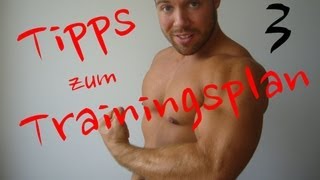 Tipps zum Trainingsplan  Teil 3 Trainingszyklus [upl. by Lindsey2]