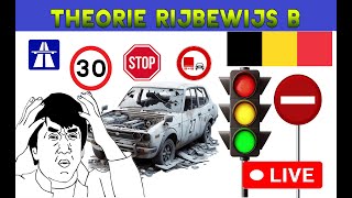 Rijbewijs B theorie BE Live [upl. by Eicyak907]