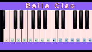 Bella Ciao Piano Tutorial [upl. by Adaha]