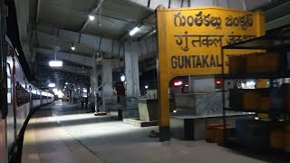 GTL Guntakal Junction railway station Andhra Pradesh Indian Railways Video in 4k ultra HD [upl. by Arad40]