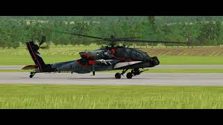 DCS World  Virtual RNLAF Apache Solo Display Team  Display Practice 2022 [upl. by Casar]