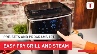 How to Use the Presets and Programs  Tefal Easy Fry Grill amp Steam XXL FW2018 Part 2 [upl. by Vonnie]