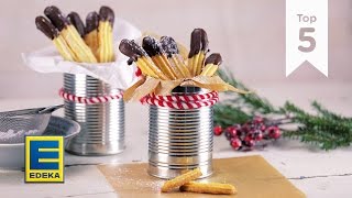 Top 5 Weihnachtsplätzchen  Von MürbeteigKeksen bis SpritzgebäckPommes  EDEKA [upl. by Atima]