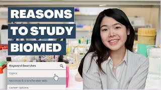 Why you SHOULD study biomedical science  topics amp skills you will learn  career options [upl. by Eirffej194]