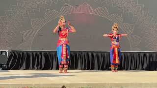 Udurajamukhi  Classical Dance By Jaswitha amp Lakshya APTA Dallas Dasara Celebrations [upl. by Daus]