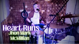 Vitim batera  Heart Runs  Drum Cover Play Along  Jhon Mark McMillian music shorts worship [upl. by Norrehc]