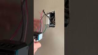 Installing a dimmer switch in 35 seconds GearUpWithAWP [upl. by Eeroc256]