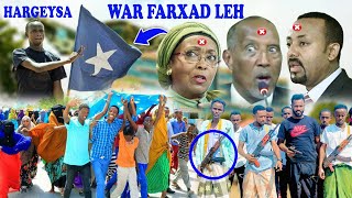 FARXAD Hargeysa oo Calanka Somalia Laga Taagay Shacabka oo Hubka Qaatay BurBurka SomalilandXOG [upl. by Danyette449]