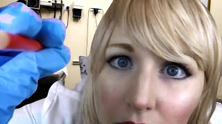 ASMR Close Eye Exam Roleplay In Depth With Pen Lights and Gloves [upl. by Neirod291]