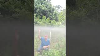 Agricultural watering threepronged rotating sprinkler head Good helper for life Agricultural to [upl. by Sacha]