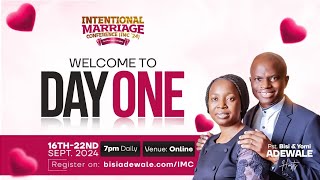 Intentional Marriage Conference IMC Day One [upl. by Wat]