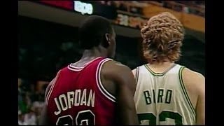 Larry Bird 36pts 12reb 8ast vs Michael Jordan 63 Points 1986 Bulls G2 [upl. by Belanger]