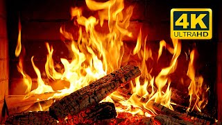 🔥 Cozy Fireplace 4K 12 HOURS Fireplace with Crackling Fire Sounds Crackling Fireplace 4K [upl. by Ecirtak]