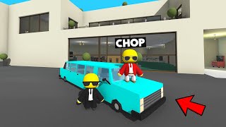 WOBBLY LIFE CHOP BECAME SUPER BOSS RIDING LIMOUSINE IN CITY [upl. by Cale]