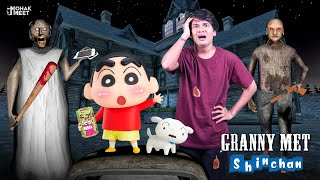 GRANNY KA GUEST SHORT FILM  ग्रैनी  HORROR GAME GRANNY 3  SLENDRINA  MOHAK MEET [upl. by Hsital114]