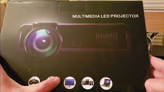 The Best LED Video Projector for under 100 dollars 2025 Episode 2174 Amazon Unboxing Video [upl. by Adnilreb]