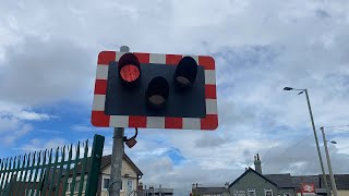 Gobowen Station Level Crossing Shropshire 28524 [upl. by Thury]