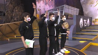 Team Spirit waving PSGLGD before The Grand Final match [upl. by Bascomb]