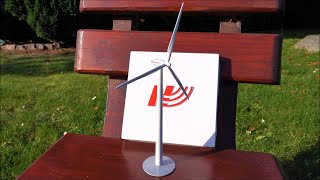 Wind turbine model Unboxing Nordtank NTK 300 with packaging [upl. by Socin]