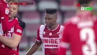 Gueye egaleaza in Dinamo  Gaz Metan 11 [upl. by Zebada]