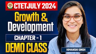 CTET July 2024  Growth amp Development CDP Class01 by Himanshi Singh [upl. by Les]