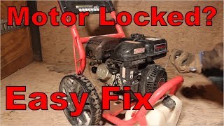 Small Engine Locked Up Easy Fix How to Unlock Seized Motor [upl. by Hagar]