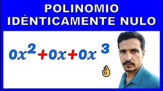 POLINOMIO IDENTICAMENTE NULO [upl. by Marylin]