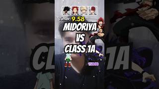 Midoriya vs Class 1A myheroacademia viralvideo trendingshorts [upl. by Jemma652]