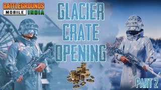 🥵 Part2  Finally I Got M416 And AKM Glacier After So Many Try • Winter Crate Opening  BGMI PUBG [upl. by Ysied265]