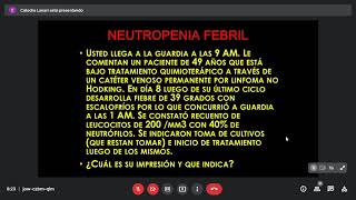 Neutropenia febril  Hematología Medicina interna Instituto Lanari [upl. by Longawa]