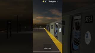 Video tmrw at 7am H train from far rockaway to rockaway park The rockaways Roblox [upl. by Namharludba]