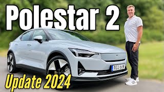 Polestar 2 Modelljahr 2024 Neuer Antrieb neuer Akku  das ändert sich Test  Review [upl. by Immij]