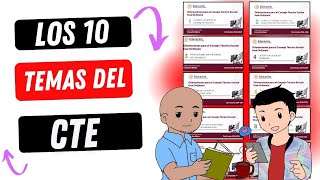 LOS 10 TEMAS DEL CONSEJO TÉCNICO ESCOLAR [upl. by Kennith]