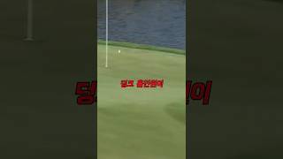 예상치 못한 원바운드 덩크 홀인원ㄷㄷㄷ골프스윙golfswing [upl. by Nivek]