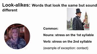 Syllable Stress for Noun and Verb Homographs  A Multisensory Approach [upl. by Areip]