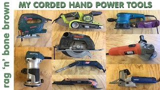 My Tools  Corded Hand Power Tools [upl. by Ahsielat]