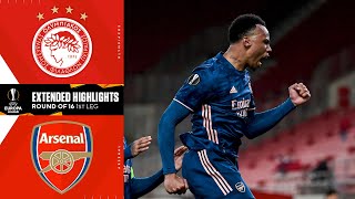 Olympiacos vs Arsenal Extended highlight  UCL on CBS Sports [upl. by Obediah]