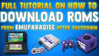 HOW TO DOWNLOAD ROMS After Emuparadise Shut Down  Best Place to get Roms SNES NES 3DS amp MORE [upl. by Weintrob180]