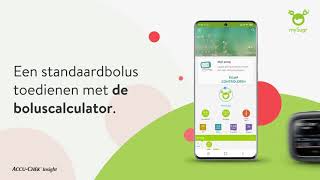 Afgeven standaardbolus met boluscalculator met de mySugr app [upl. by Tocci]