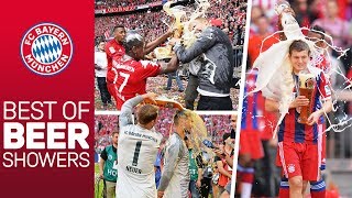 7 Championships 7 Beer Showers  Best of FC Bayern [upl. by Dranreb]