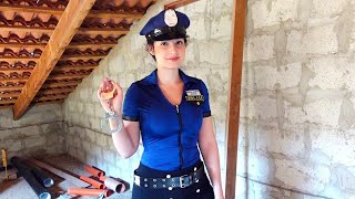 ASMR POLICE WOMAN Halloween Mistery investigation Roleplay [upl. by Idnew]